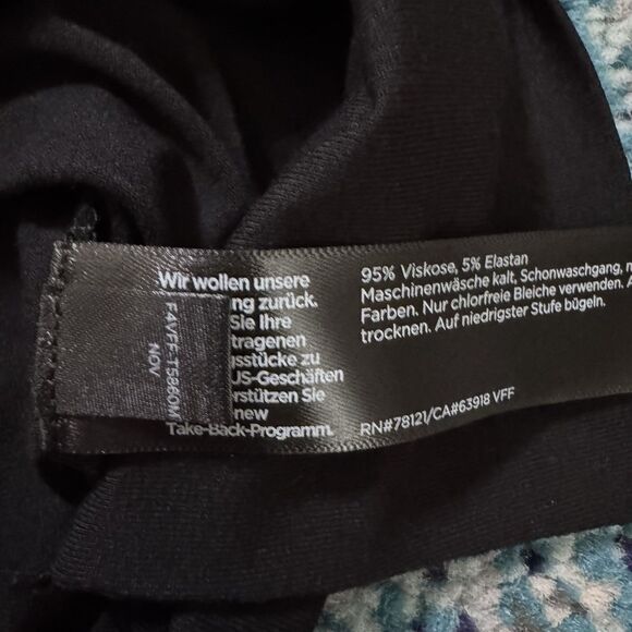 Eileen Fisher Womens Black V-Neck Box Top Size XXS Viscose Classic Minimal - Picture 6 of 6